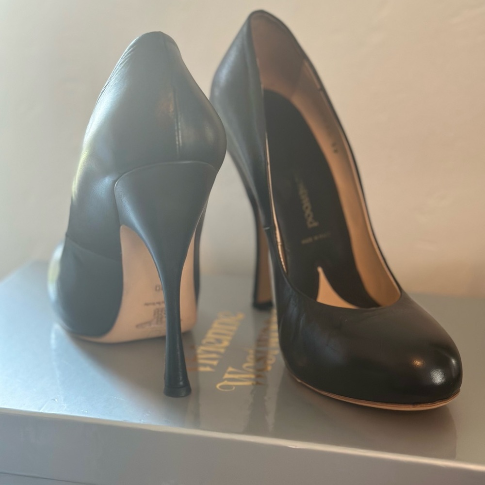 Vivienne Westwood, ‘Skyscraper’ black leather heels
